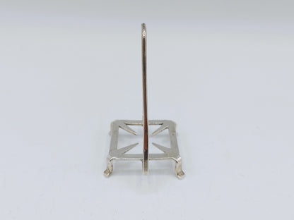Zilveren miniatuur hangtreeft, 18e eeuws