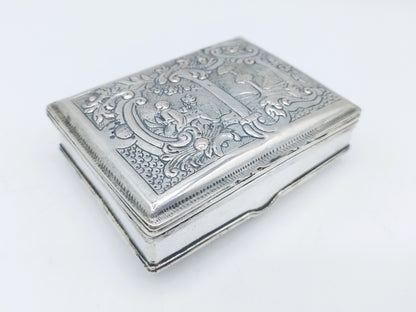 Zilveren snuifdoos, Louis XV stijl, ca. 1770
