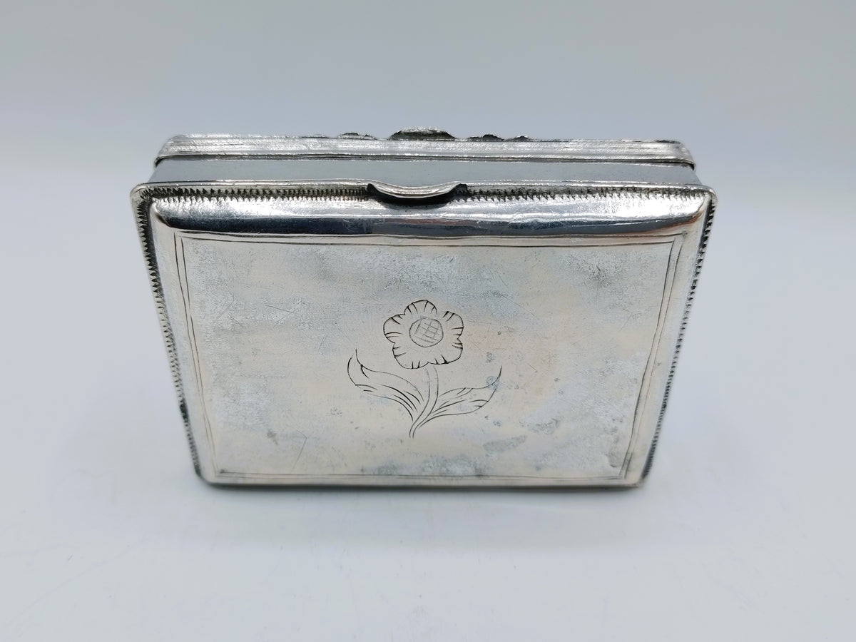 Zilveren snuifdoos, Louis XV stijl, ca. 1770