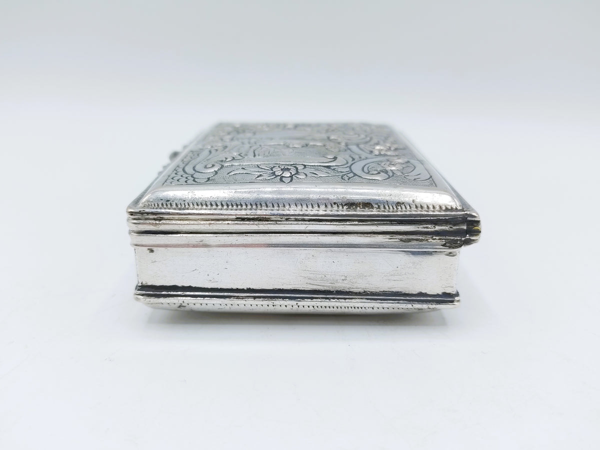 Zilveren snuifdoos, Louis XV stijl, ca. 1770