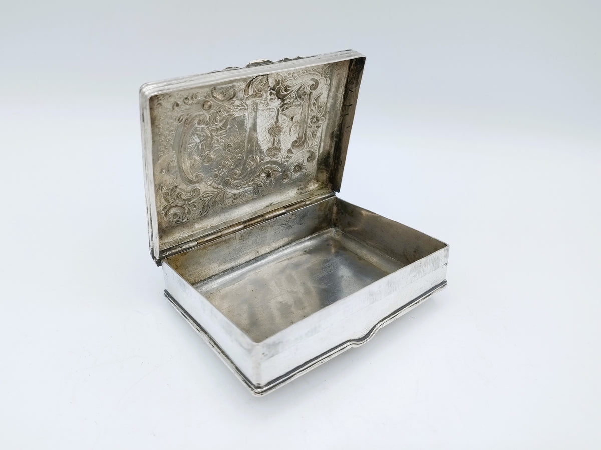 Zilveren snuifdoos, Louis XV stijl, ca. 1770