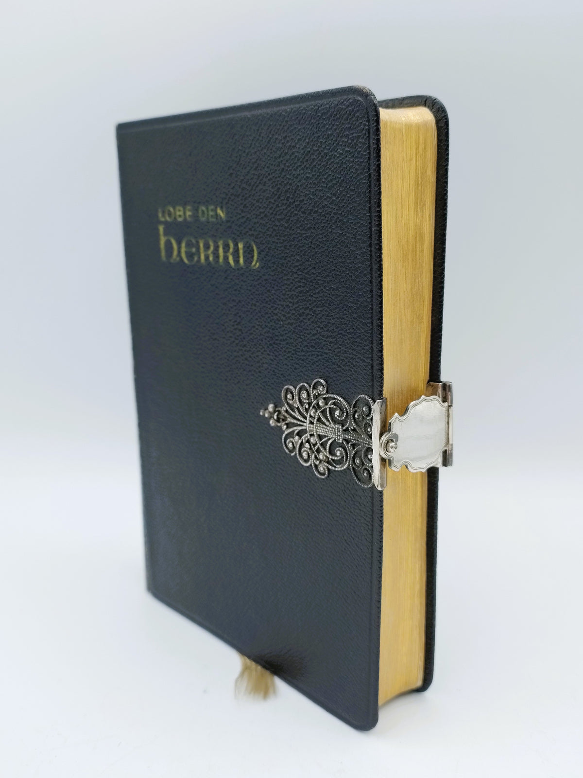 Duits Evangelisch Refomiertes Gesangbuch met zilveren slot, 1954