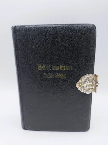 Duits gezangboek met zilveren slot, E.J. Wientjes, Ootmarsum, 1847
