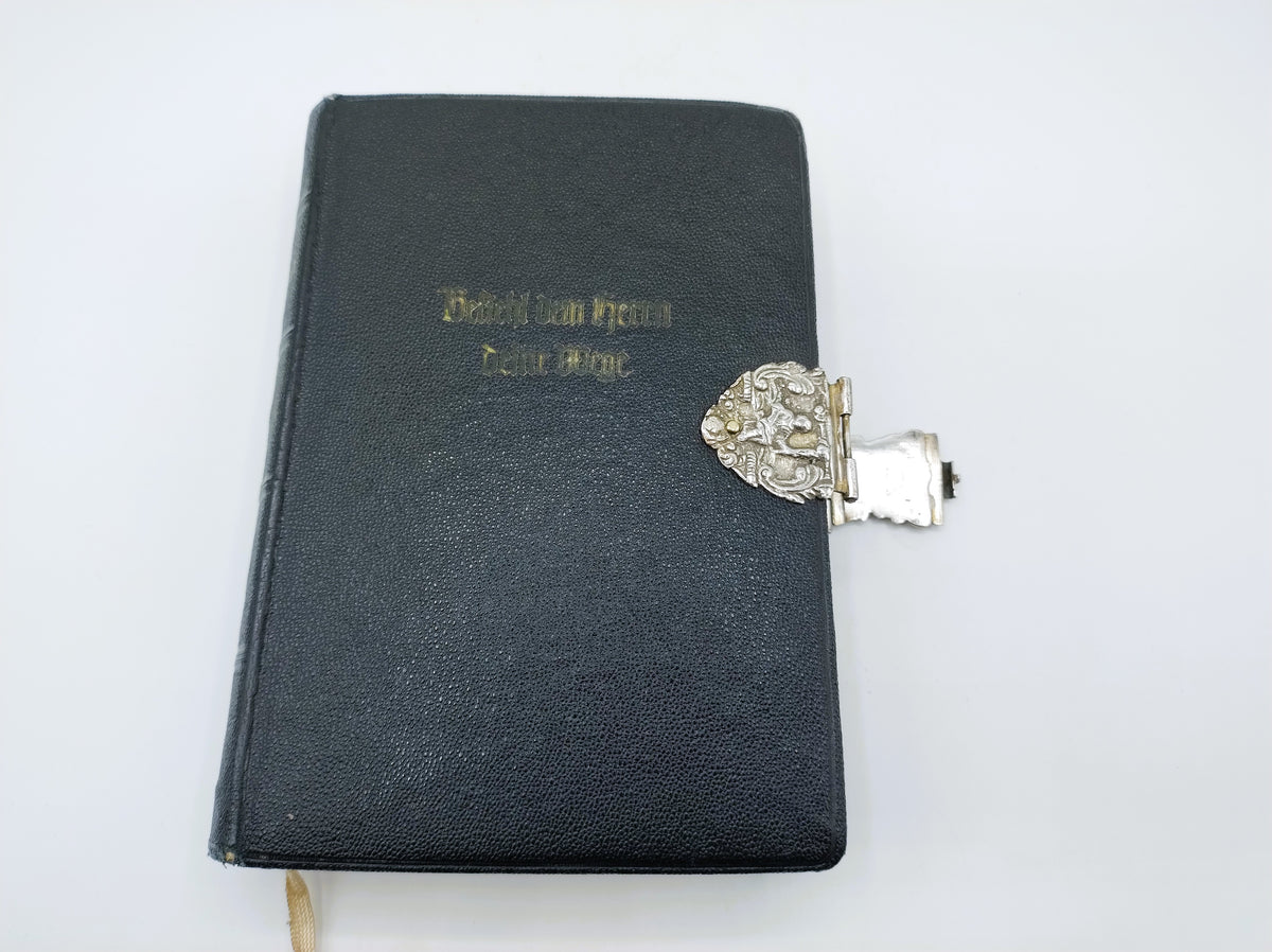 Duits gezangboek met zilveren slot, E.J. Wientjes, Ootmarsum, 1847