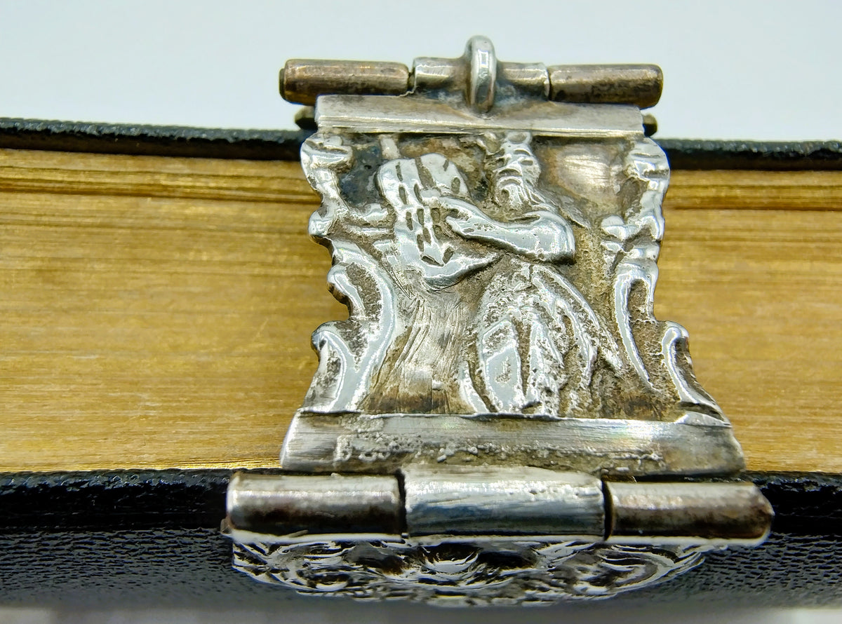 Duits gezangboek met zilveren slot, E.J. Wientjes, Ootmarsum, 1847