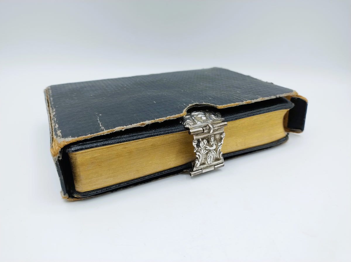 Duits gezangboek met zilveren slot, E.J. Wientjes, Ootmarsum, 1847
