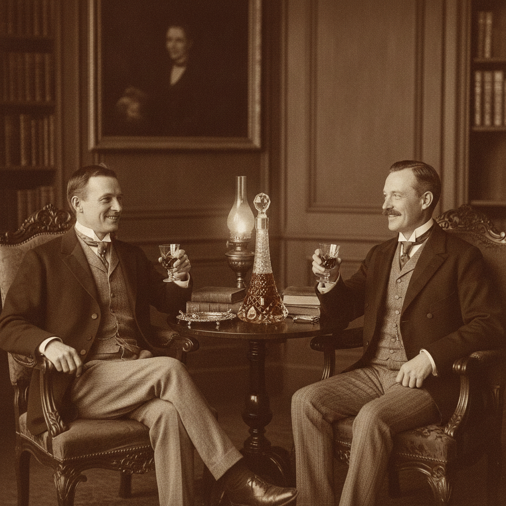 Kristallen karaf met zilveren rand, H. Bourne, Birmingham, 1898