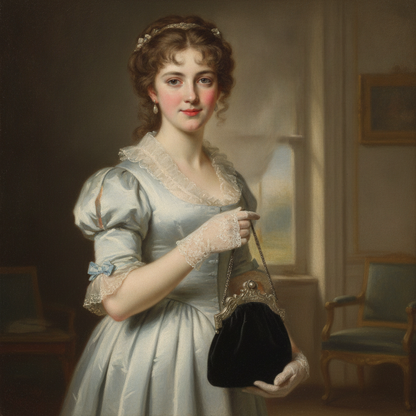 Zilveren tasbeugel (papegaaien), E. van Sandbergen, Zutphen.