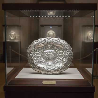 Silver bowl, FA Gonzalez de Lanciego, Logrono, Spain, 18th century