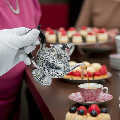 Zilveren theepot, H. Matthews, Birmingham, 1893