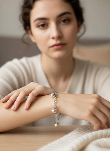 Zilveren armband, Mexx, 20 cm