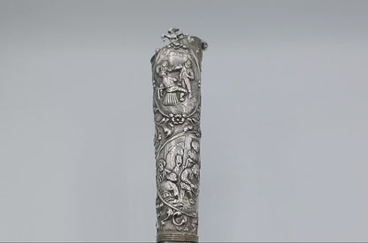 Messer mit Silbergriff, Niederlande, ca. 1900